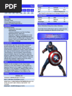 Captain America PL12: STR Sta Agl Dex FGT Int Awe Pre