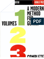 a Modern Method for Guitar Vol 1