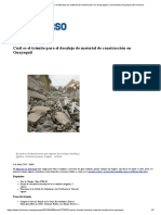 Cuál Es El Trámite Para El Desalojo de Material de Construcción en Guayaquil _ Comunidad _ Guayaquil _ El Universo