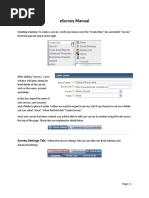 ESurvey Manual