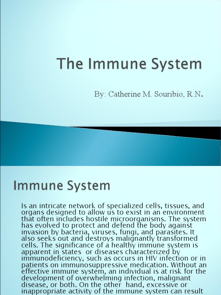 Understanding the Immune System Basics | PDF | Immune System | White ...