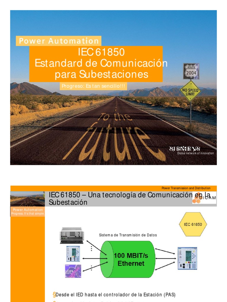 Iec 61850 | PDF | Red de computadoras | Redes de computadoras