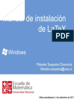 Manual de instalación de LaTeX