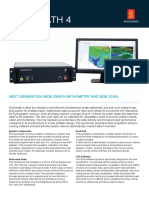 Wide Swath Bathymetry and Side Scan Sonar Geoswath 4