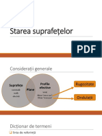 Starea Suprafetelor