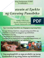 Apyunitivaralin6-Gawain Ant Epekto NG Gawaing Pansibiko