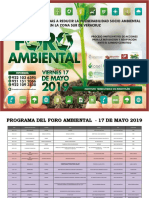 Programa de Foro Ambiental