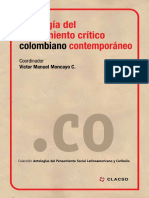 Antologia Del Pensamiento Crítico Colombiano.