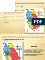 Subprovincias Petrotectónicas de La Provincia Geológica de Cuchivero