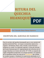 Escritura Quechua Docentes 2018