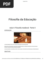 4 Aula Filosofia Da Educação - Filosofia Medieval - Parte II