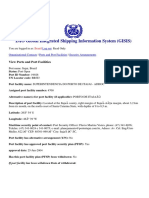 IMO Global Integrated Shipping Information System (GISIS) : View Ports and Port Facilities