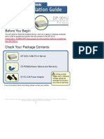 Cara Setting Print Server DP-301U