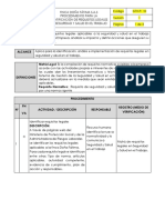 Procedimiento Eval Requisitos Legales