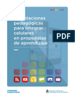 Orientaciones Pedagógicas para Integrar Celulares en Propuestas de Aprendizaje