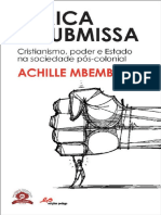 MBEMBE, Achille. África Insubmissa