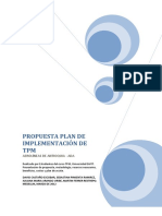 Anexo - Propuesta Plan de Implementación de TPM