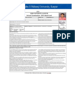 BA Admit Card PDF