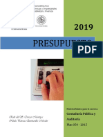Material de Presupuesto Contaduría Pública 2019 PDF
