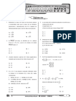 EXAMEN OLIMPIADA MATEMÁTICA - 2do Secundaria