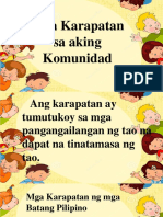 Mga Karapatan Sa Aking Komunidad