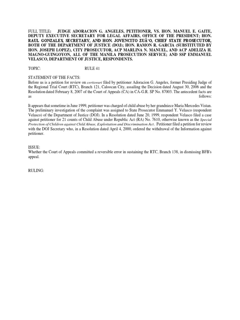 Protection of Children Against Child Abuse, Exploitation and