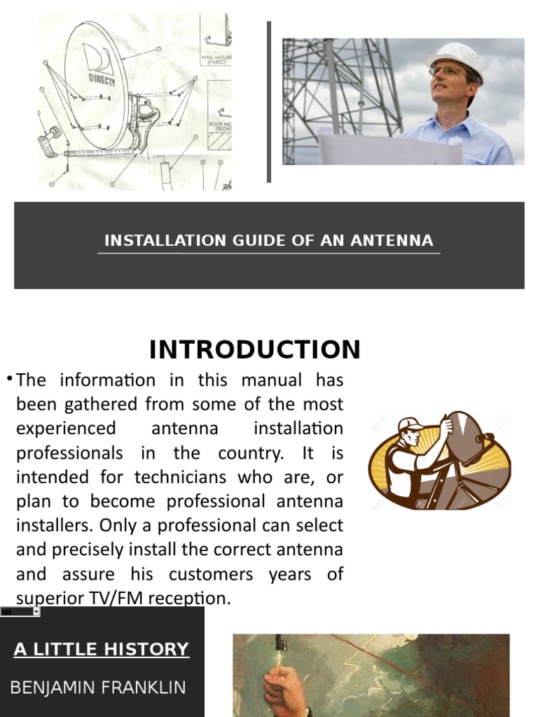 Installation Guide of An Antenna | PDF | Home & Garden | Technology ...