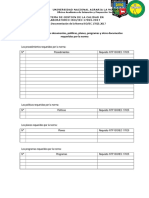 Taller 02 - Documentos Requeridos Por La Norma - Por Completar