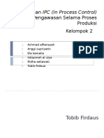 Pelaksanaan IPC (In Process Control) Atau