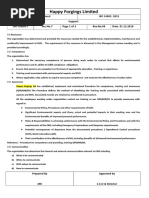 Happy Forgings Limited: EMS Manual ISO 14001: 2015 Support ISO Clause:7 Sec - No.7 Page 1 of 3 Rev - No.00 Date. 01.12.2016