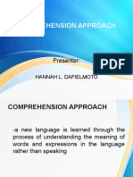 Comprehension Approach