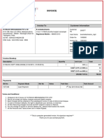 HI REACH broadband invoice