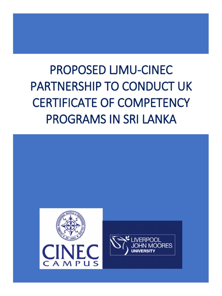 Ljmu Cinec PDF Sri Lanka Diploma