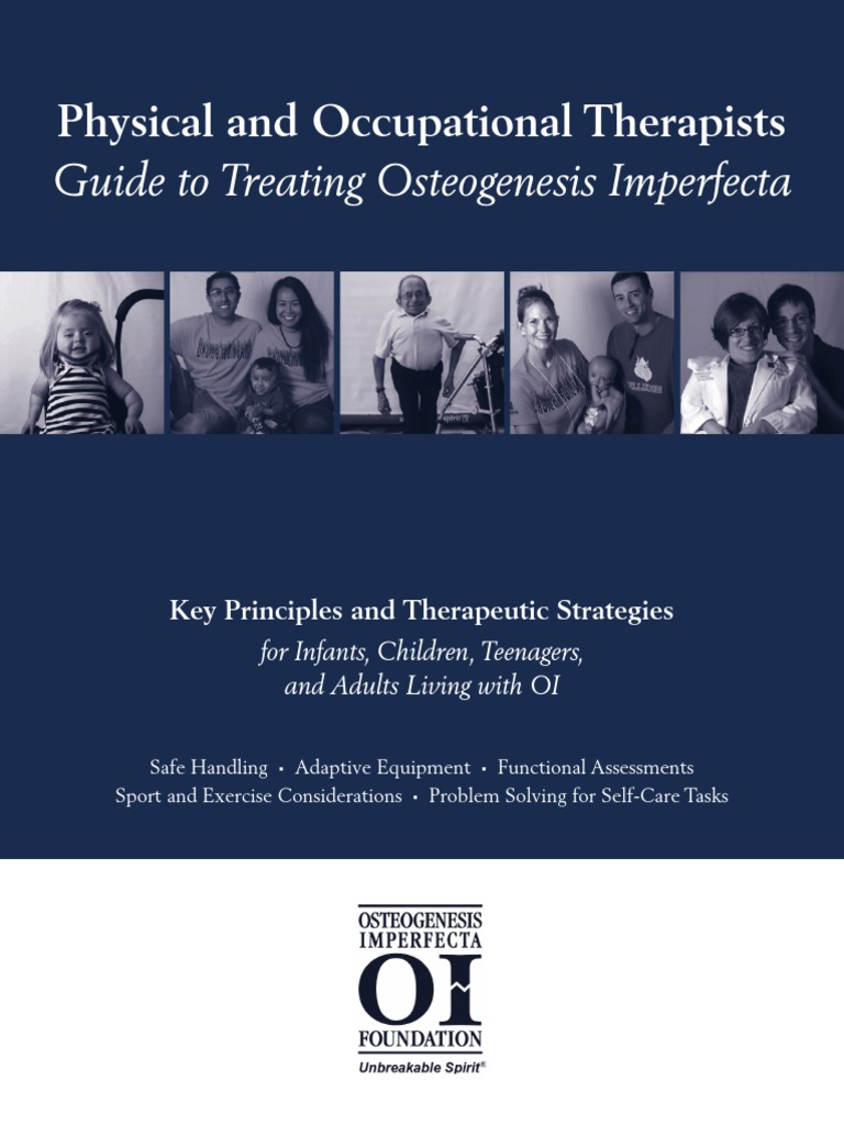 Osteogenesis Imperfecta Therapy Guide | PDF | Wheelchair | Occupational Therapy