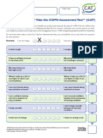 How Is Your Copd? Take The Copd Assessmenttest (Cat) : Your Name: Today'S Date