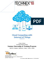 Summer Internship & Training Program: Cloud Computing With Internet of Things