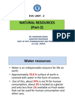 Natural Resources(Water Part 2