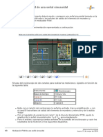 Modulación PAM señal sinusoidal