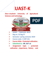 Skuast-K: Sher-E-Kashmir University of Agricultural Sciences and Technology