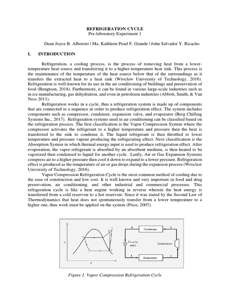 Understanding Vapor Compression Cycle | PDF | Refrigeration | Heat