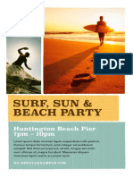 Surf, Sun & Beach Party: Huntington Beach Pier 7pm - 10pm