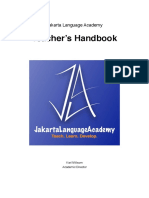 Teacher's Handbook: Jakarta Language Academy
