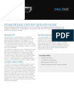 Dell PowerEdge C6320p Spec Sheet