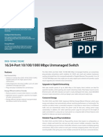 16/24-Port 10/100/1000 Mbps Unmanaged Switch: Product Highlights