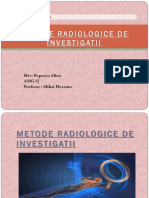 Metode Radiologice de Investigatii