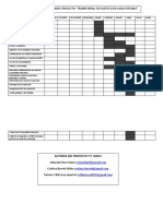 Cronograma Proyecto "Transforma Tu Plástico en Agua Potable " y Autoras