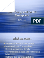 Atmospheric Layers and Solar Energy Absorption