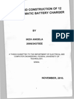 Design and Construction of 12 Volt Automatic Battery Charger PDF