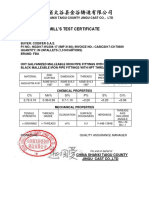 Mill'S Test Certificate: Date: 6 JUNE 2017