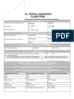 PNBGEN Travel Insurance Claim Form